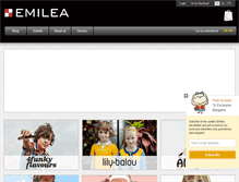 Tablet Screenshot of emilea.be